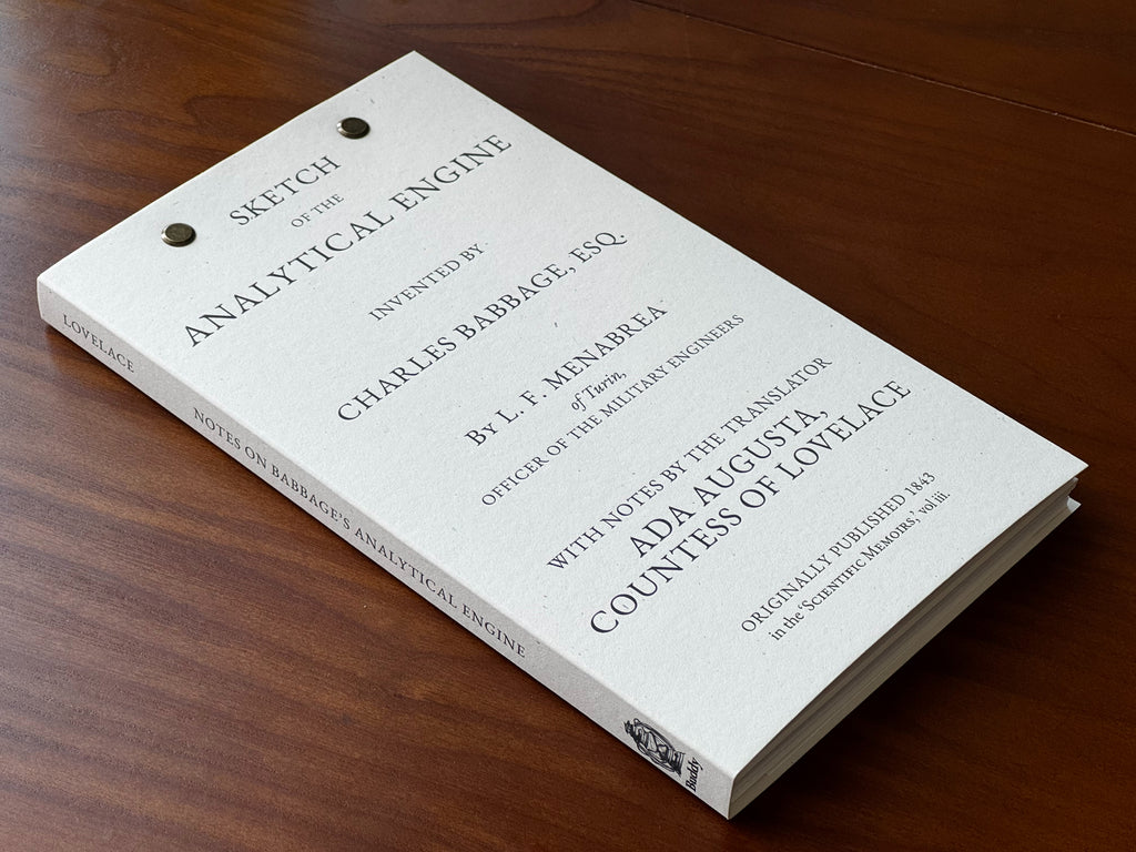 Ada Lovelace's Notes on Babbage's Analytical Engine