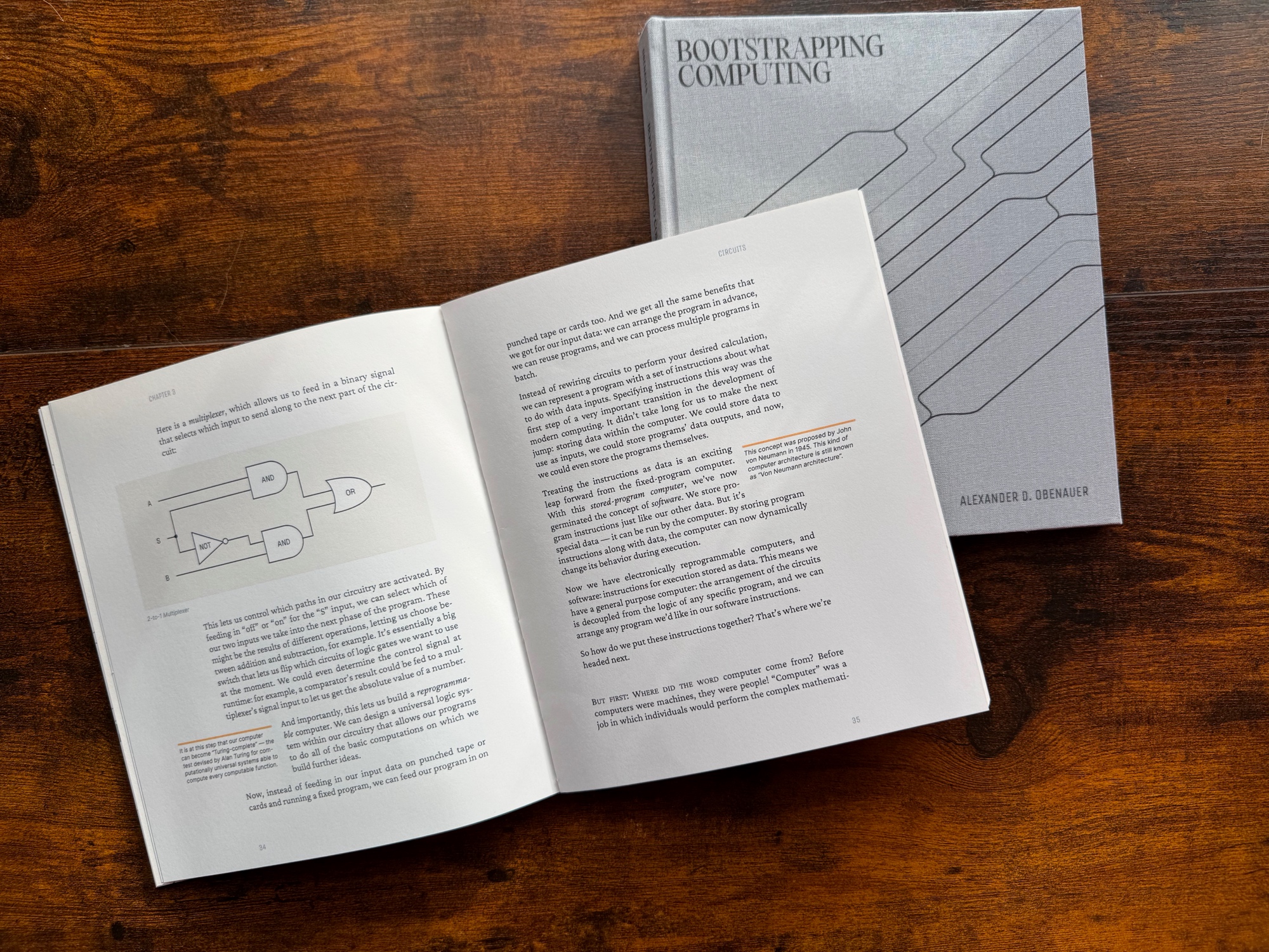 Bootstrapping Computing book open